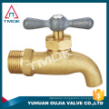 plastic bibcock forged blating polishing manual power control valve plating PPr pipe fitting brass lockable hydraulic with PTFE